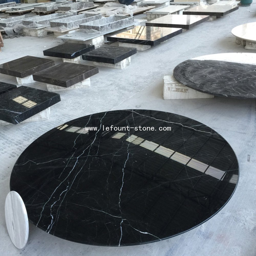 Black marquina table top